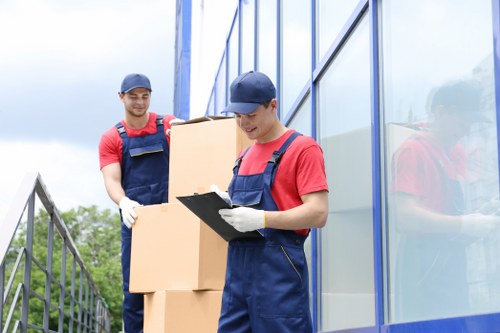 Removal team helping with a home move in Barnes