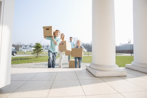 Flat move support with a man and van service in Barnes