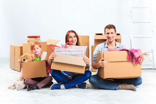 Commercial removals support for a local Barnes business