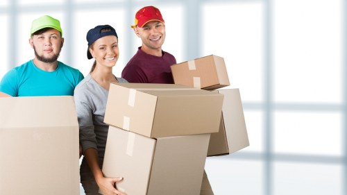Truck loading support for a Barnes home relocation