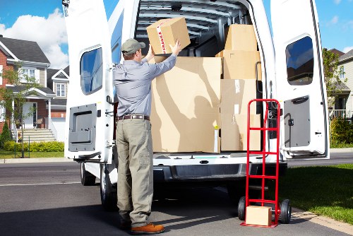Local removalists handling access and parking challenges on a Barnes street