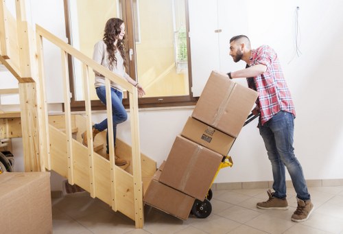 Local removal company handling an office move in Barnes