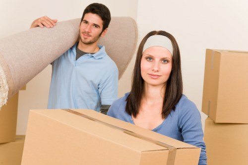 Residential furniture transport with a Barnes removal van