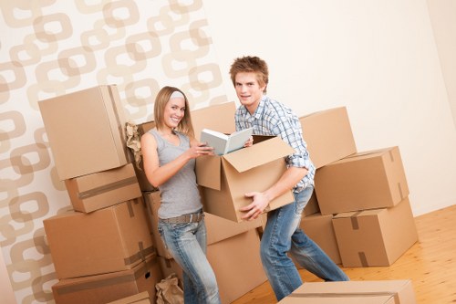 Local removals team handling student move access in Barnes